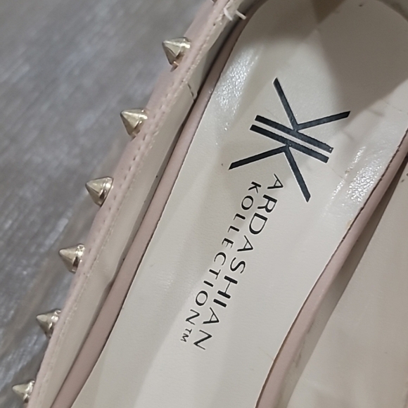 Kardashian Kollection Pink Studded Heels, Women's Size 8.5 - Picture 2 of 16